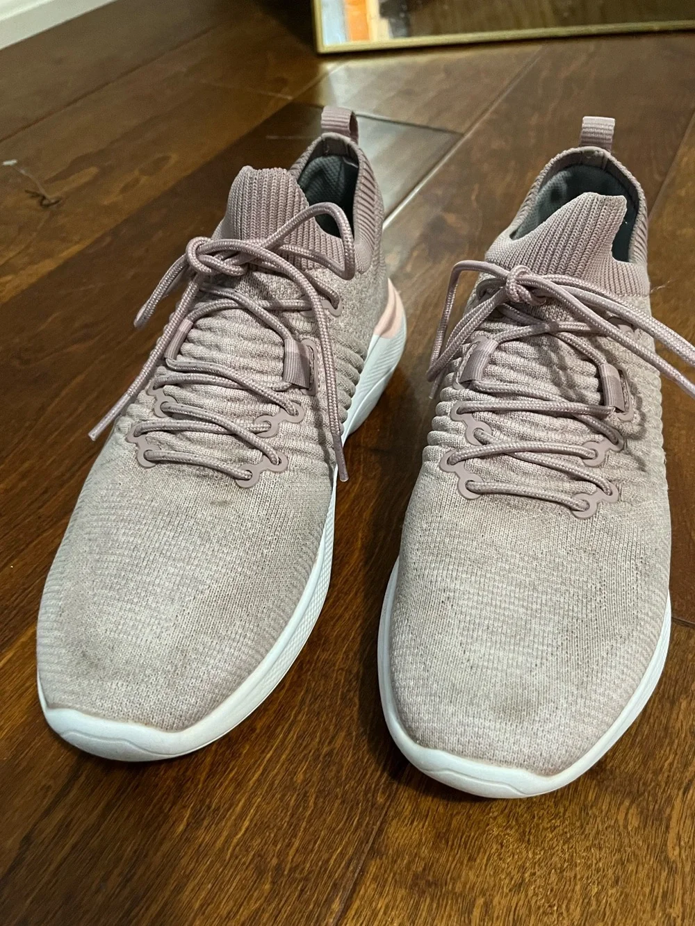 FootJoy Women's Golf Shoe in Dusty Pink and White